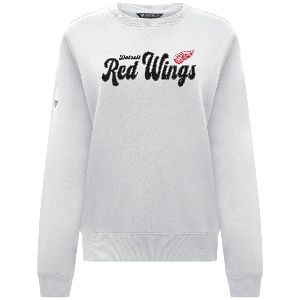 Detroit Red Wings Levelwear Women's Yvette Big Script Tri-Blend Sweatshirt -  NHL Sweatshirts