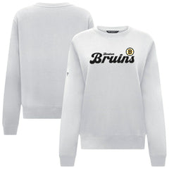 Boston Bruins Levelwear Women's Yvette Big Script Tri-Blend Sweatshirt -  NHL Sweatshirts