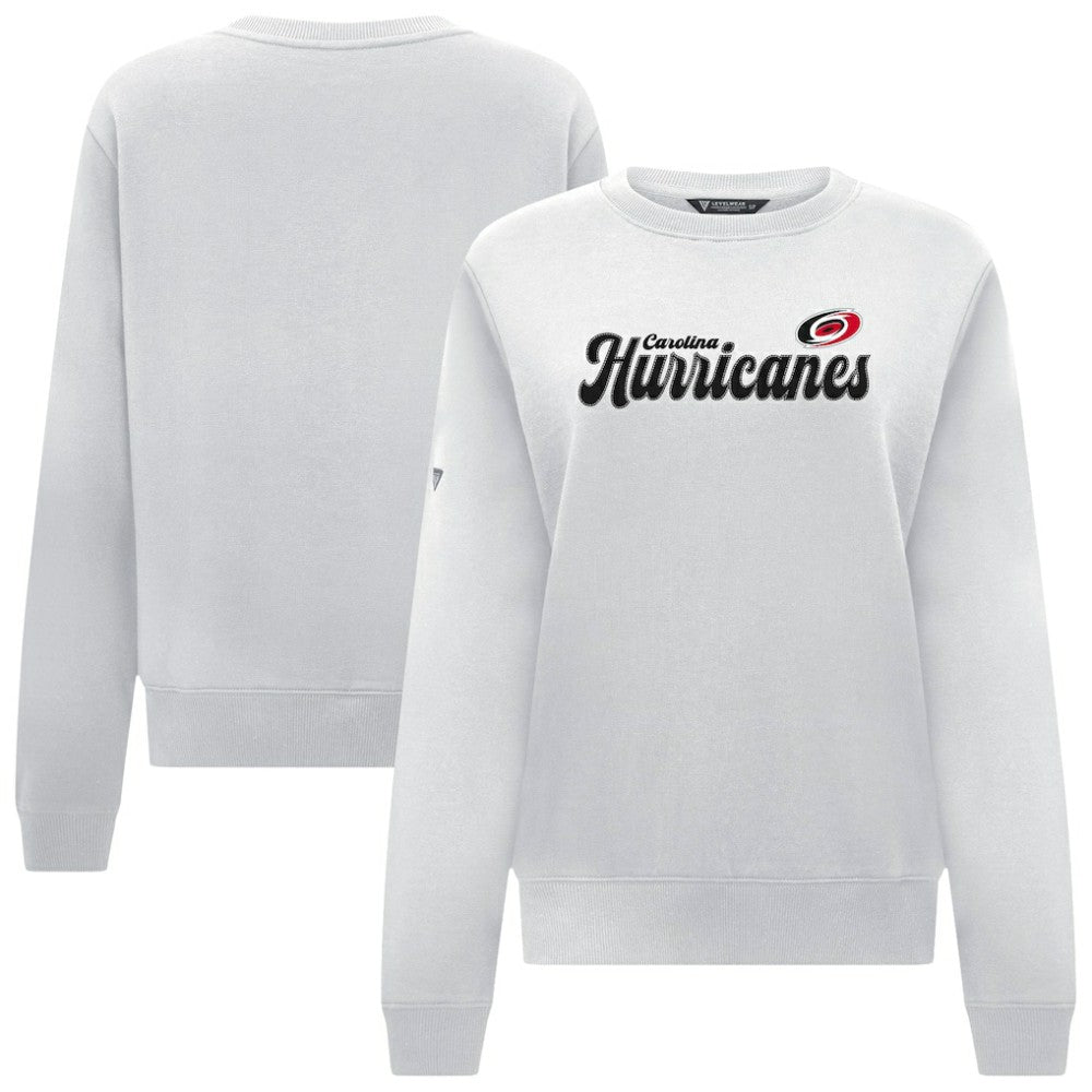 Carolina Hurricanes Levelwear Women's Yvette Big Script Tri-Blend Sweatshirt -  NHL Sweatshirts