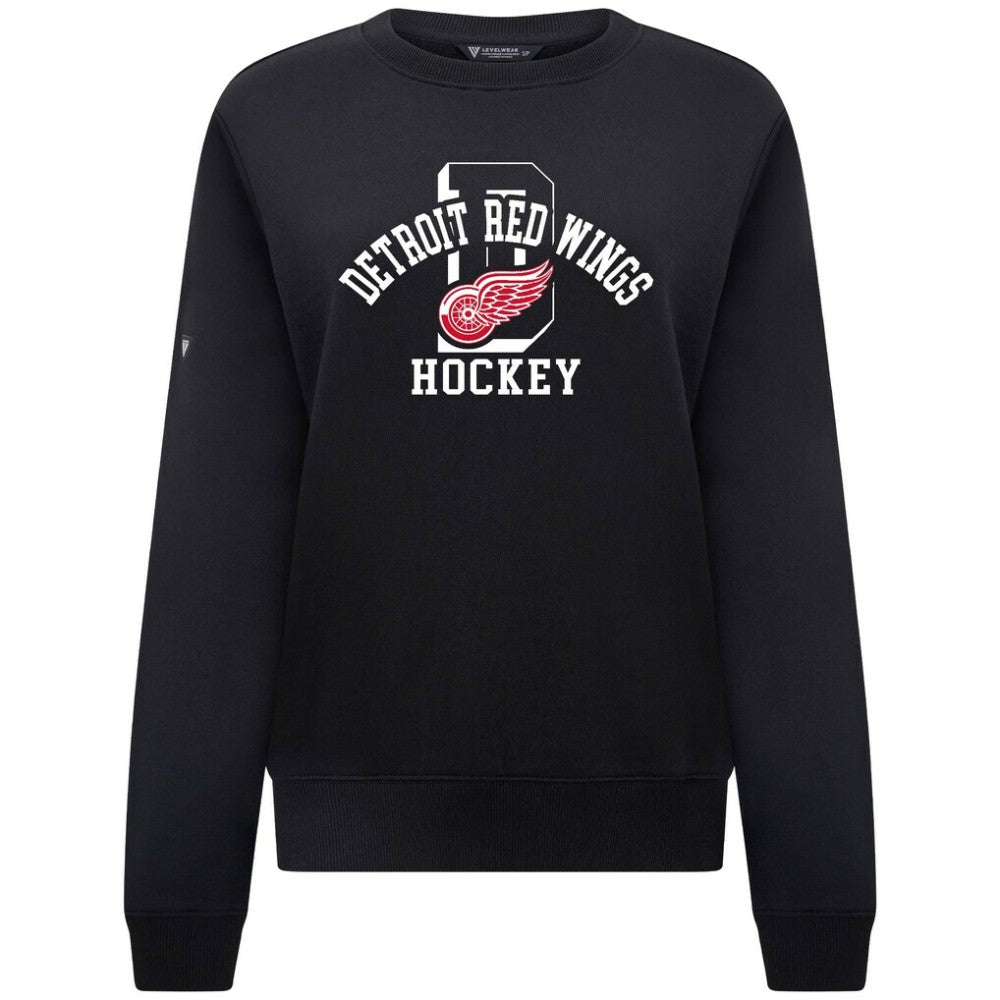Detroit Red Wings Levelwear Women's Yvette Limelight Big Letter Sweatshirt -  NHL Sweatshirts