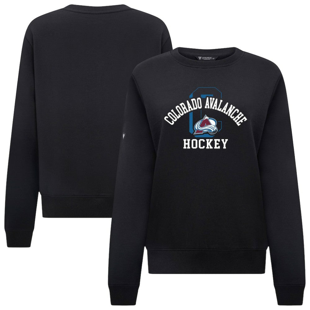 Colorado Avalanche Levelwear Women's Yvette Limelight Big Letter Sweatshirt -  NHL Sweatshirts