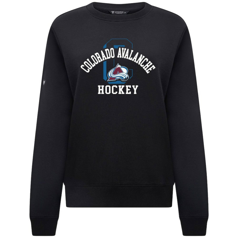 Colorado Avalanche Levelwear Women's Yvette Limelight Big Letter Sweatshirt -  NHL Sweatshirts