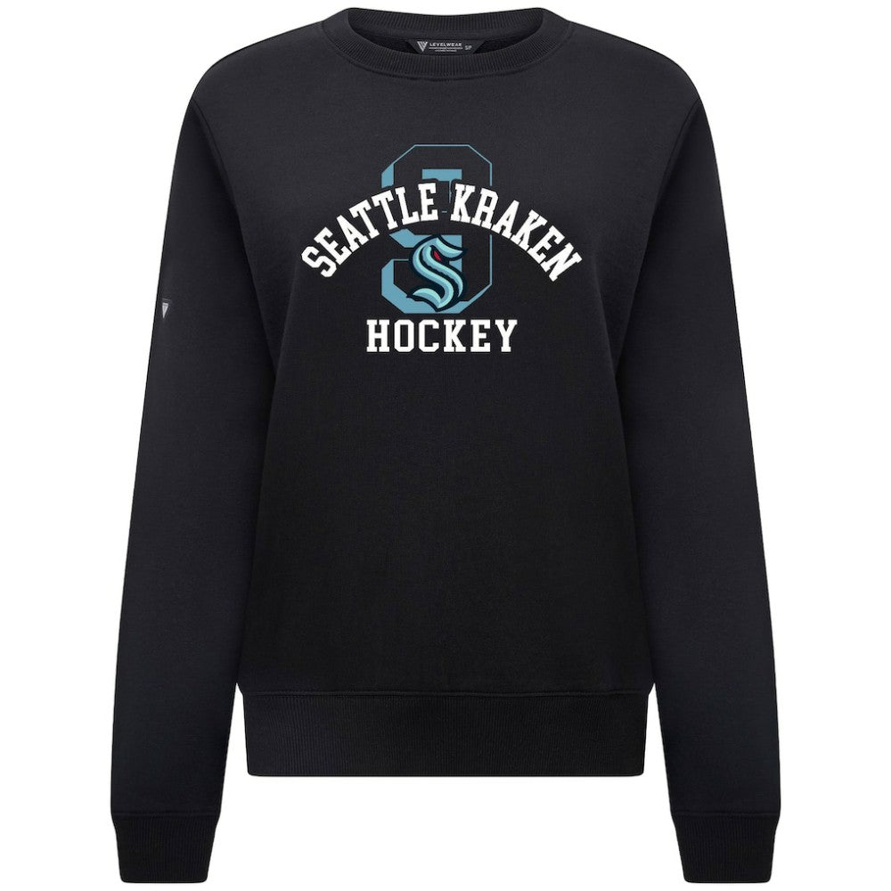 Seattle Kraken Levelwear Women's Yvette Limelight Big Letter Sweatshirt -  NHL Sweatshirts