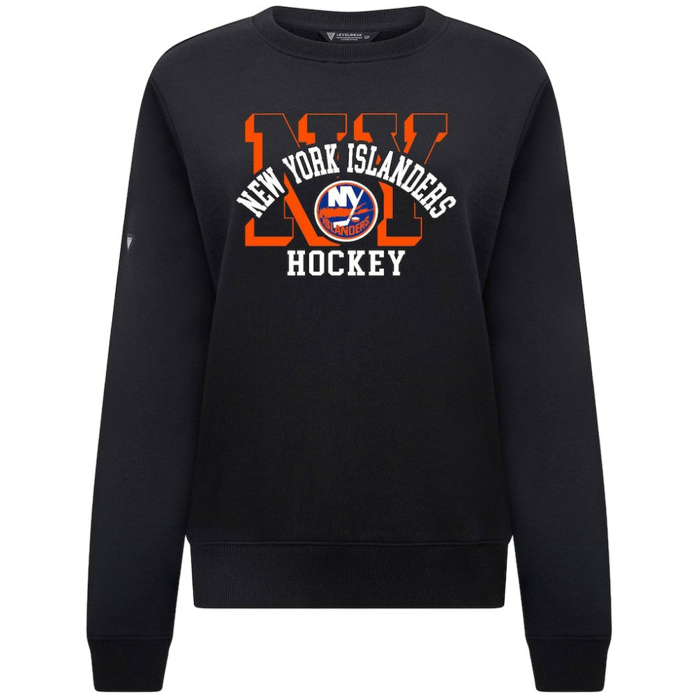 New York Islanders Levelwear Women's Yvette Limelight Big Letter Sweatshirt -  NHL Sweatshirts