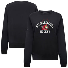 Ottawa Senators Levelwear Women's Yvette Limelight Big Letter Sweatshirt -  NHL Sweatshirts