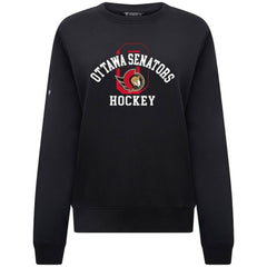 Ottawa Senators Levelwear Women's Yvette Limelight Big Letter Sweatshirt -  NHL Sweatshirts