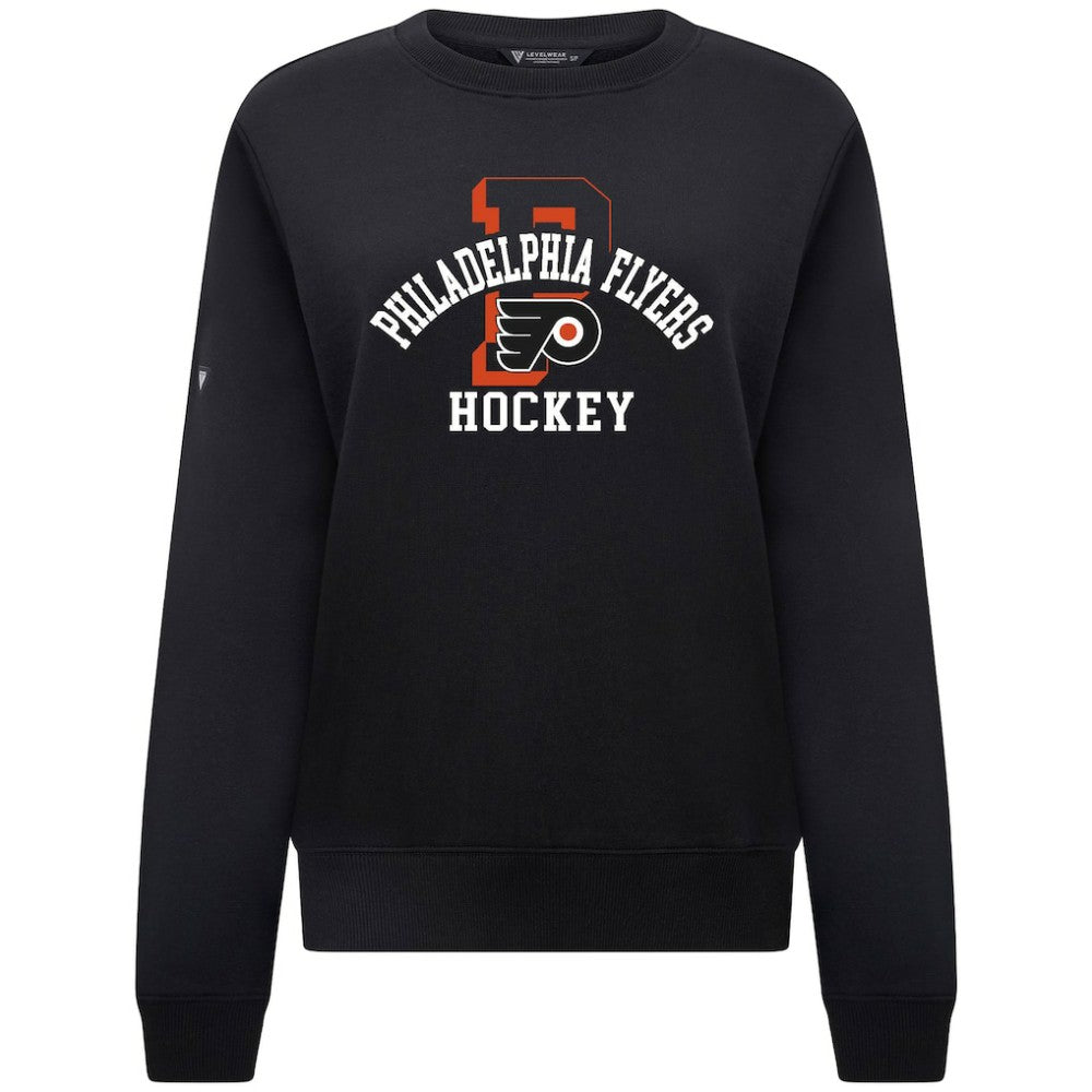 Philadelphia Flyers Levelwear Women's Yvette Limelight Big Letter Sweatshirt -  NHL Sweatshirts
