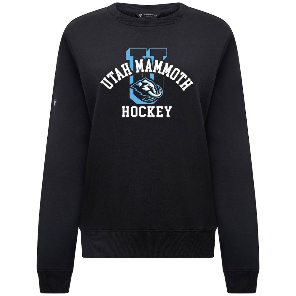 Utah Mammoth Levelwear Women's Yvette Limelight Big Letter Sweatshirt -  NHL Sweatshirts