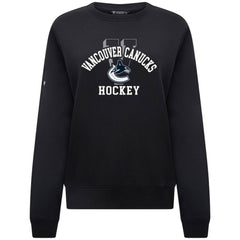 Vancouver Canucks Levelwear Women's Yvette Limelight Big Letter Sweatshirt -  NHL Sweatshirts