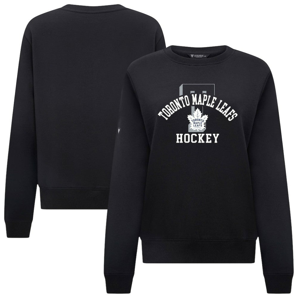Toronto Maple Leafs Levelwear Women's Yvette Limelight Big Letter Sweatshirt -  NHL Sweatshirts