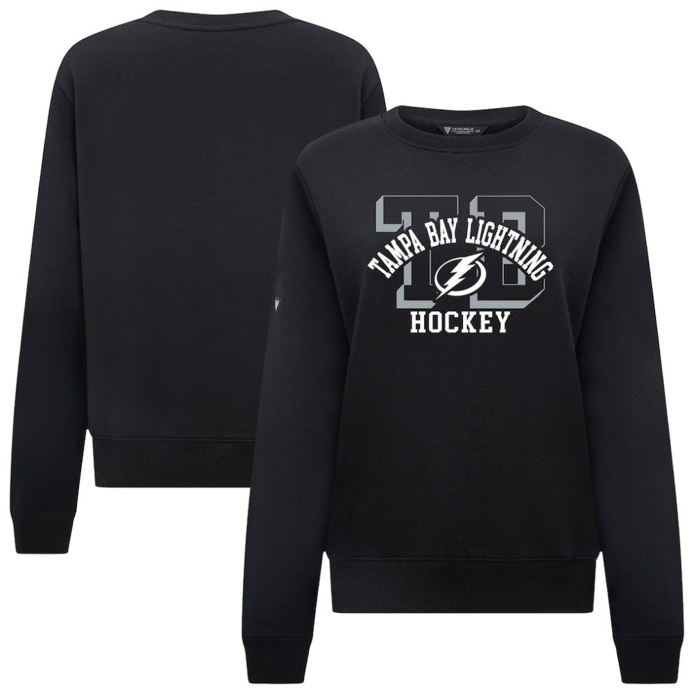 Tampa Bay Lightning Levelwear Women's Yvette Limelight Big Letter Sweatshirt -  NHL Sweatshirts