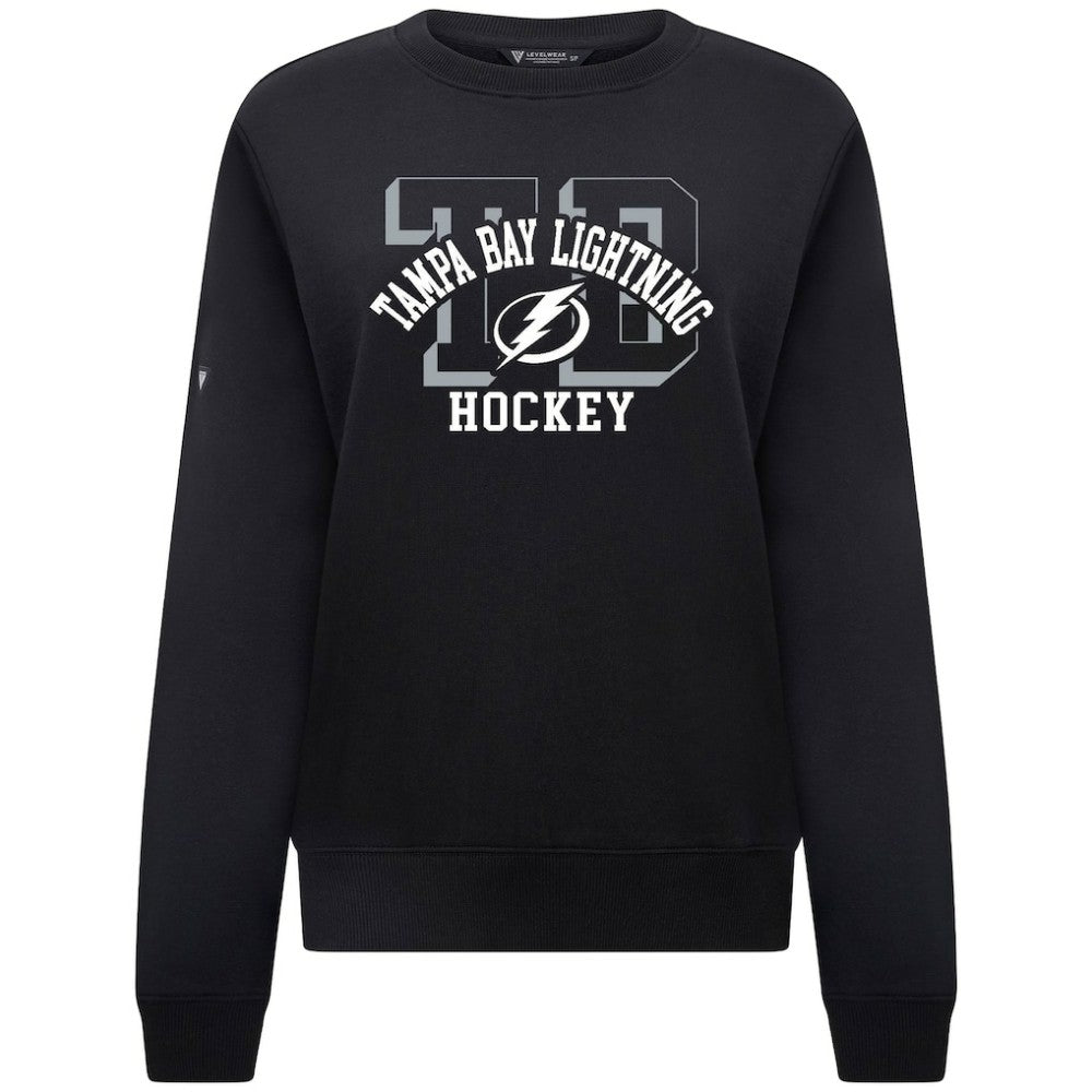 Tampa Bay Lightning Levelwear Women's Yvette Limelight Big Letter Sweatshirt -  NHL Sweatshirts