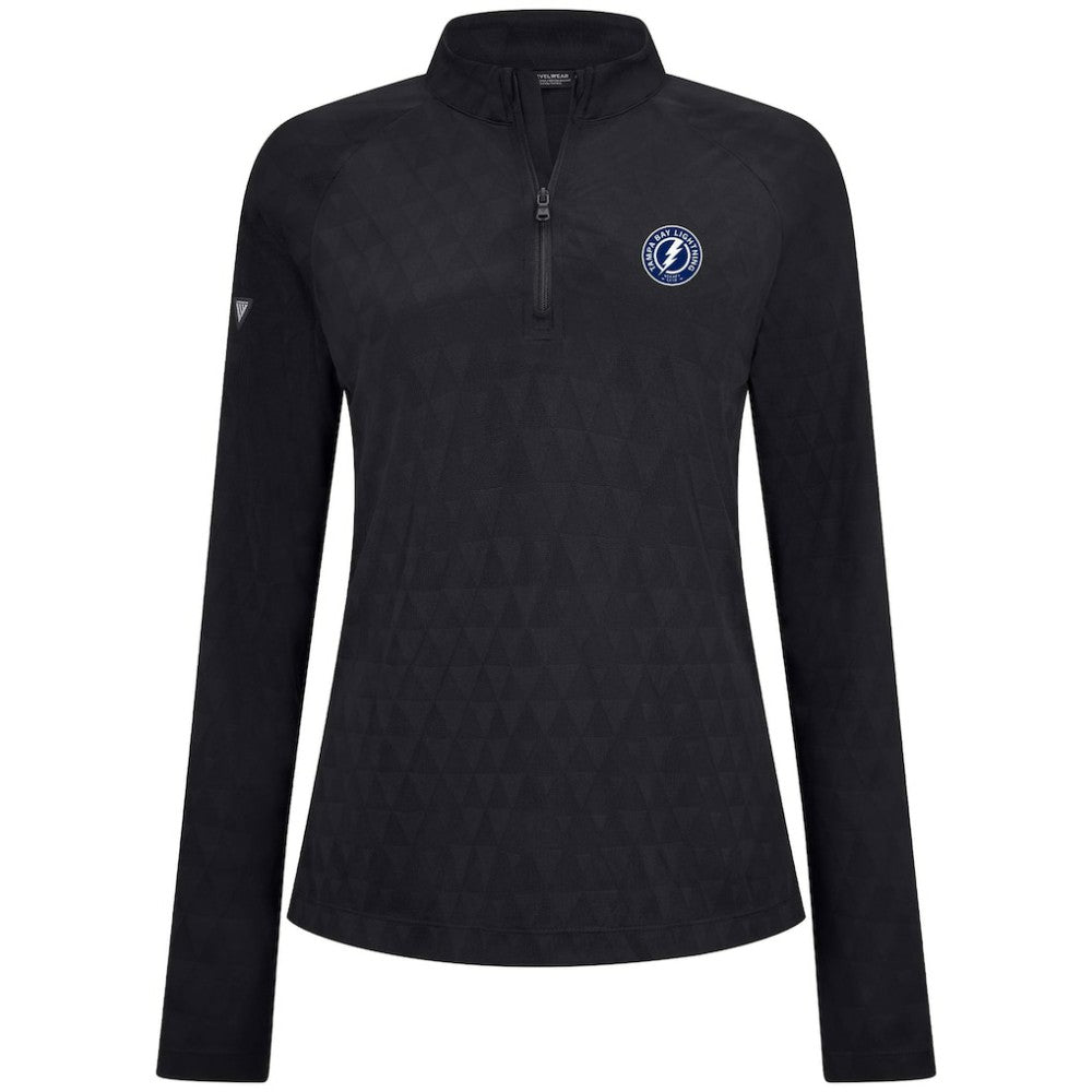 Tampa Bay Lightning Levelwear Women's Spike Raglan Quarter-Zip Top -  NHL