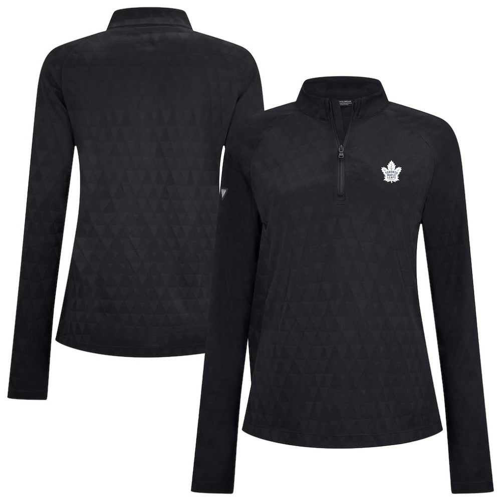 Toronto Maple Leafs Levelwear Women's Spike Raglan Quarter-Zip Top -  NHL