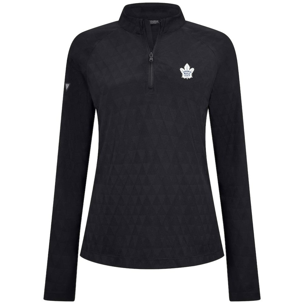 Toronto Maple Leafs Levelwear Women's Spike Raglan Quarter-Zip Top -  NHL