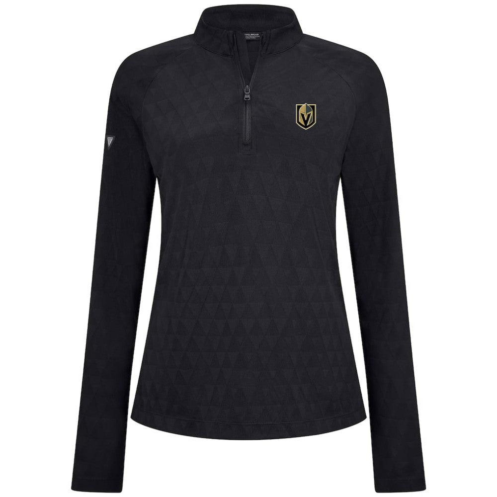 Vegas Golden Knights Levelwear Women's Spike Raglan Quarter-Zip Top -  NHL
