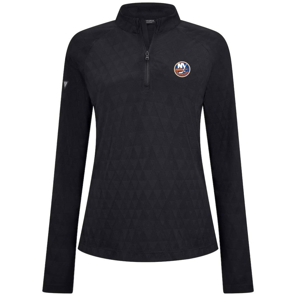 New York Islanders Levelwear Women's Spike Raglan Quarter-Zip Top -  NHL