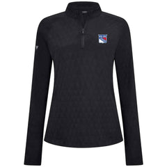 New York Rangers Levelwear Women's Spike Raglan Quarter-Zip Top -  NHL