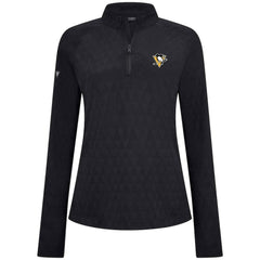 Pittsburgh Penguins Levelwear Women's Spike Raglan Quarter-Zip Top -  NHL