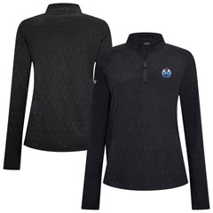 Edmonton Oilers Levelwear Women's Spike Raglan Quarter-Zip Top -  NHL