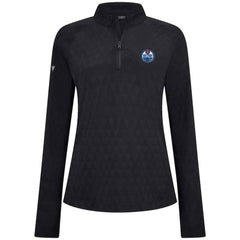 Edmonton Oilers Levelwear Women's Spike Raglan Quarter-Zip Top -  NHL