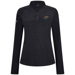 Minnesota Wild Levelwear Women's Spike Raglan Quarter-Zip Top -  NHL