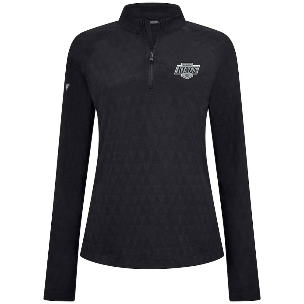 Los Angeles Kings Levelwear Women's Spike Raglan Quarter-Zip Top -  NHL