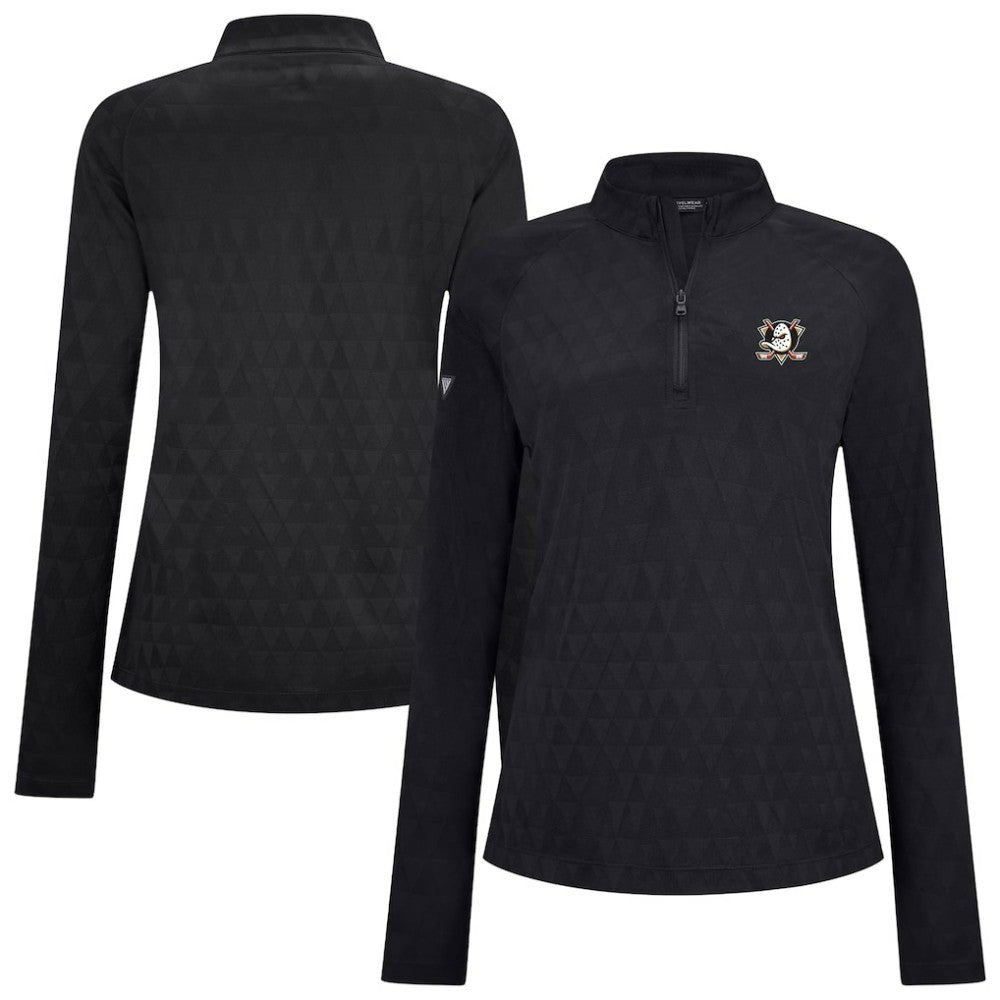 Anaheim Ducks Levelwear Women's Spike Raglan Quarter-Zip Top -  NHL