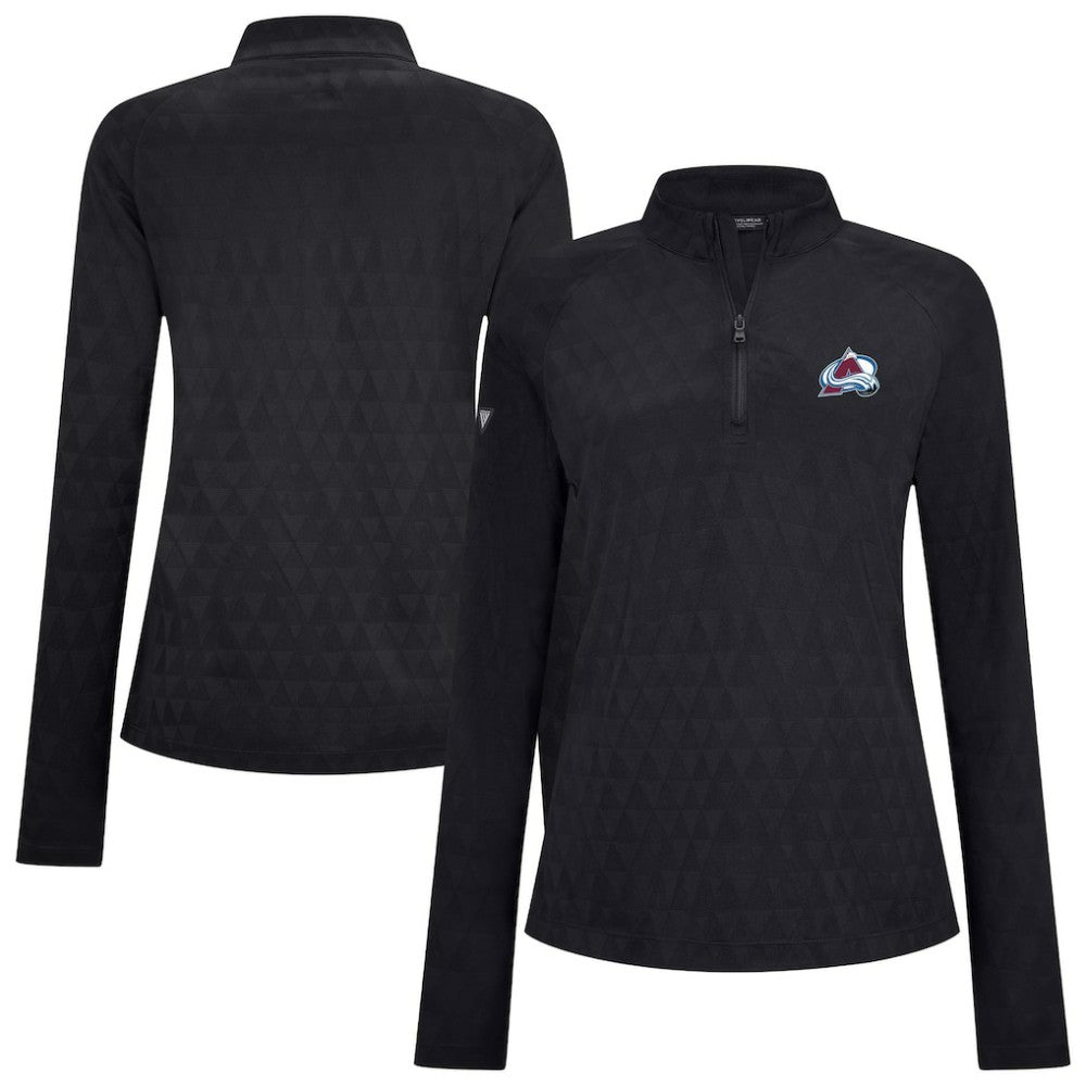 Colorado Avalanche Levelwear Women's Spike Raglan Quarter-Zip Top -  NHL
