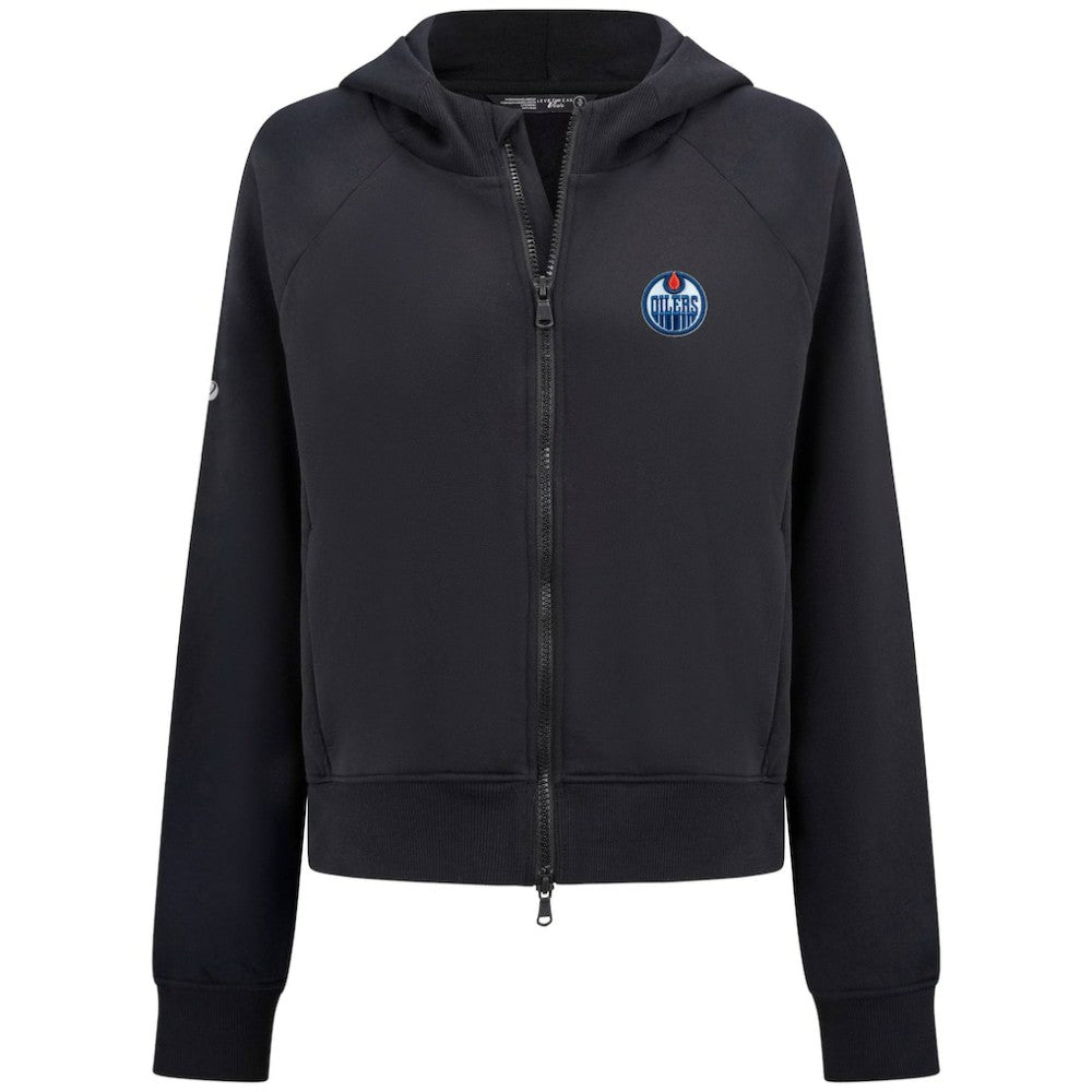 Edmonton Oilers Levelwear Women's Judd Raglan Full-Zip Hoodie -  NHL Hoodies