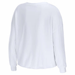 New England Patriots WEAR by Erin Andrews Women's Super Bowl LX Cropped Long Sleeve T-Shirt | NFL Online