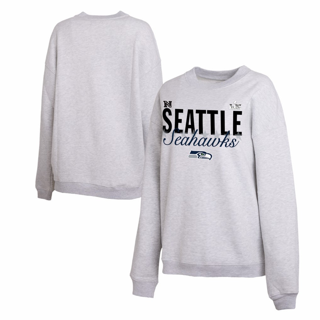 Seattle Seahawks WEAR by Erin Andrews Women's Super Bowl LX Fleece Sweatshirt | NFL Sale