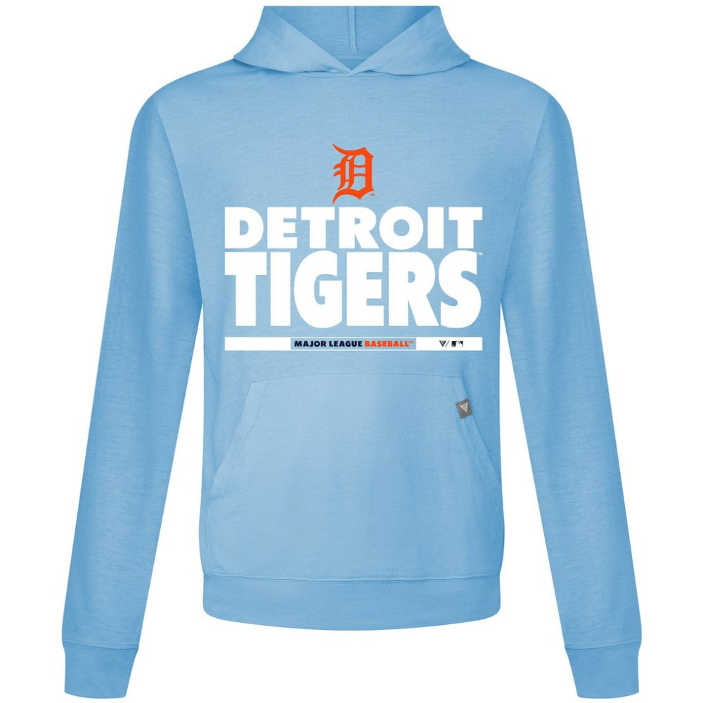 Detroit Tigers Levelwear Relay Center Stage Long Sleeve Hooded T-Shirt - MLB T-shirts