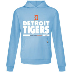 Detroit Tigers Levelwear Relay Center Stage Long Sleeve Hooded T-Shirt - MLB T-shirts