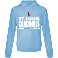 St. Louis Cardinals Levelwear Relay Center Stage Long Sleeve Hooded T-Shirt - MLB T-shirts