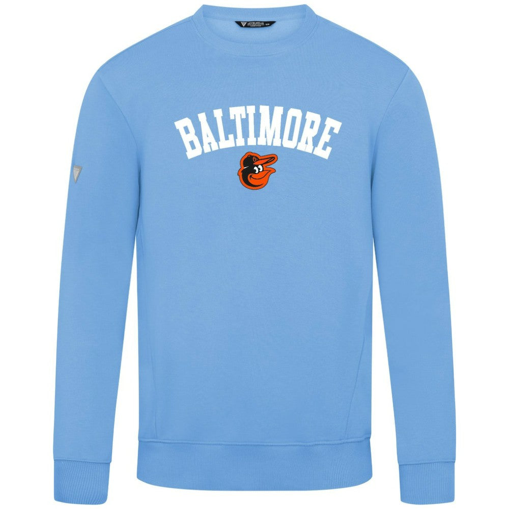 Baltimore Orioles Levelwear Zane Felt Arch Pullover Sweatshirt - MLB Pullover
