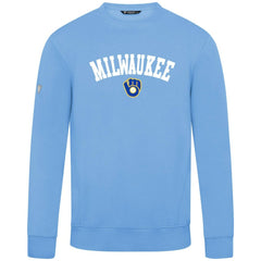 Milwaukee Brewers Levelwear Zane Felt Arch Pullover Sweatshirt - MLB Pullover