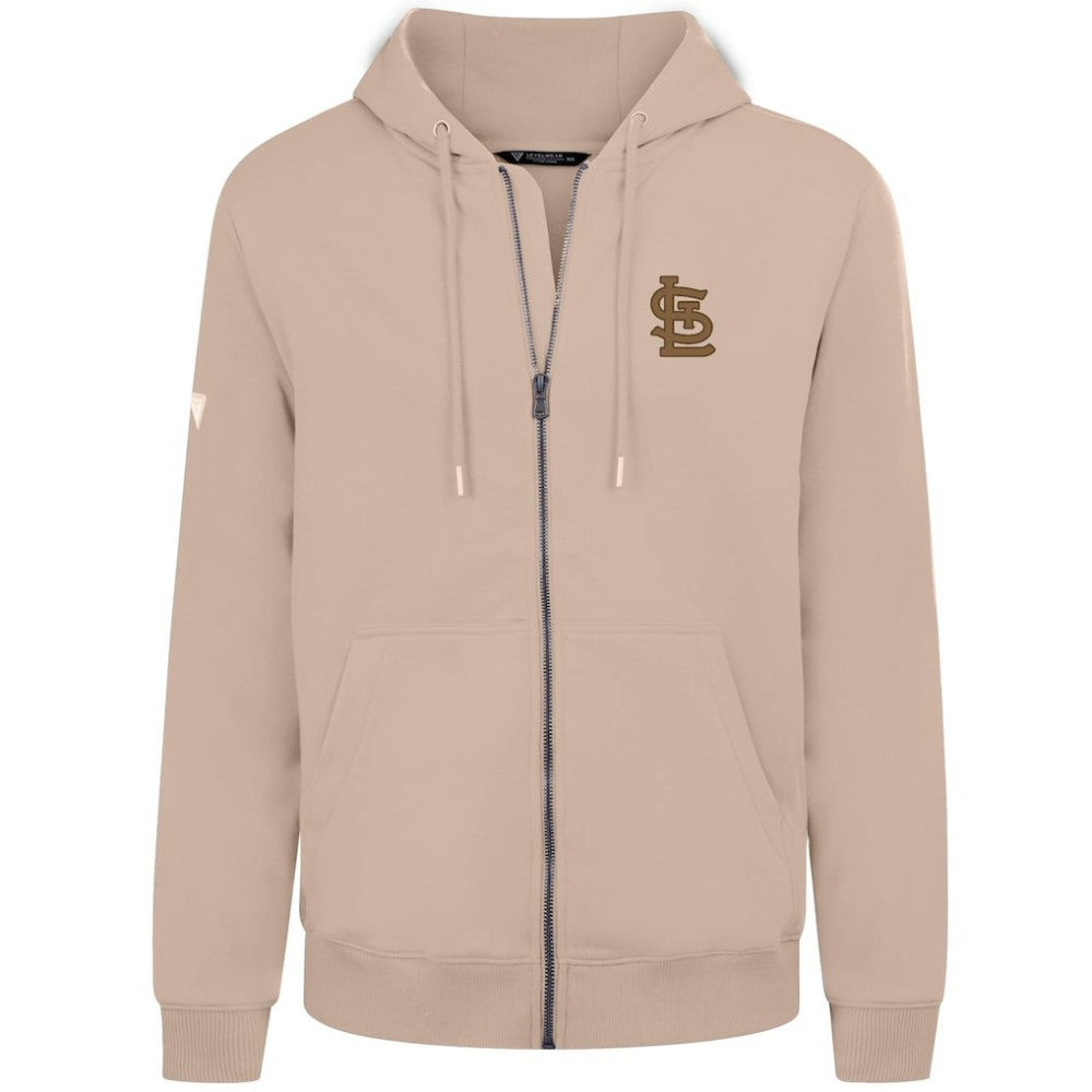 St. Louis Cardinals Levelwear Podium Full-Zip Hoodie - MLB Hoodies