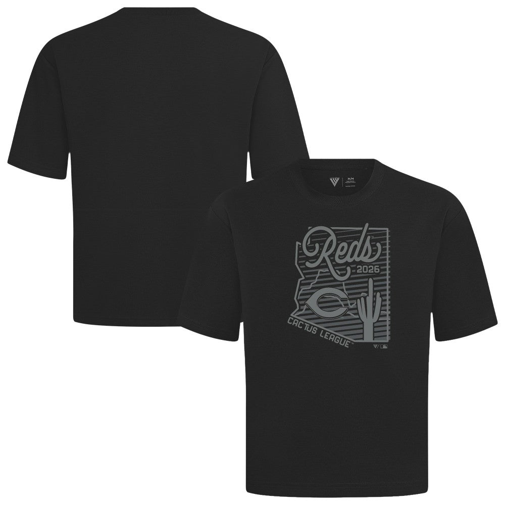 Cincinnati Reds Levelwear Sunrise Luxe Signature Knit T-Shirt - MLB T-shirts