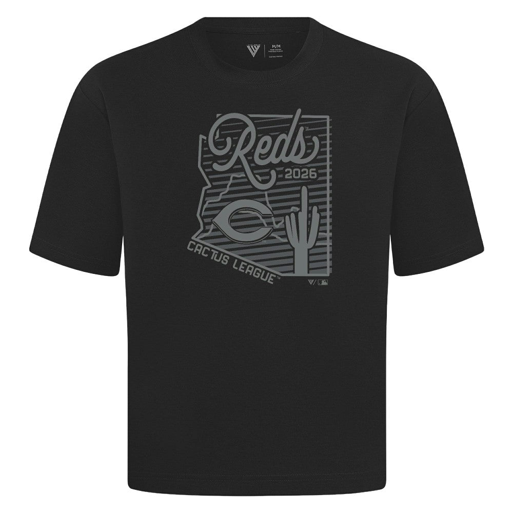 Cincinnati Reds Levelwear Sunrise Luxe Signature Knit T-Shirt - MLB T-shirts