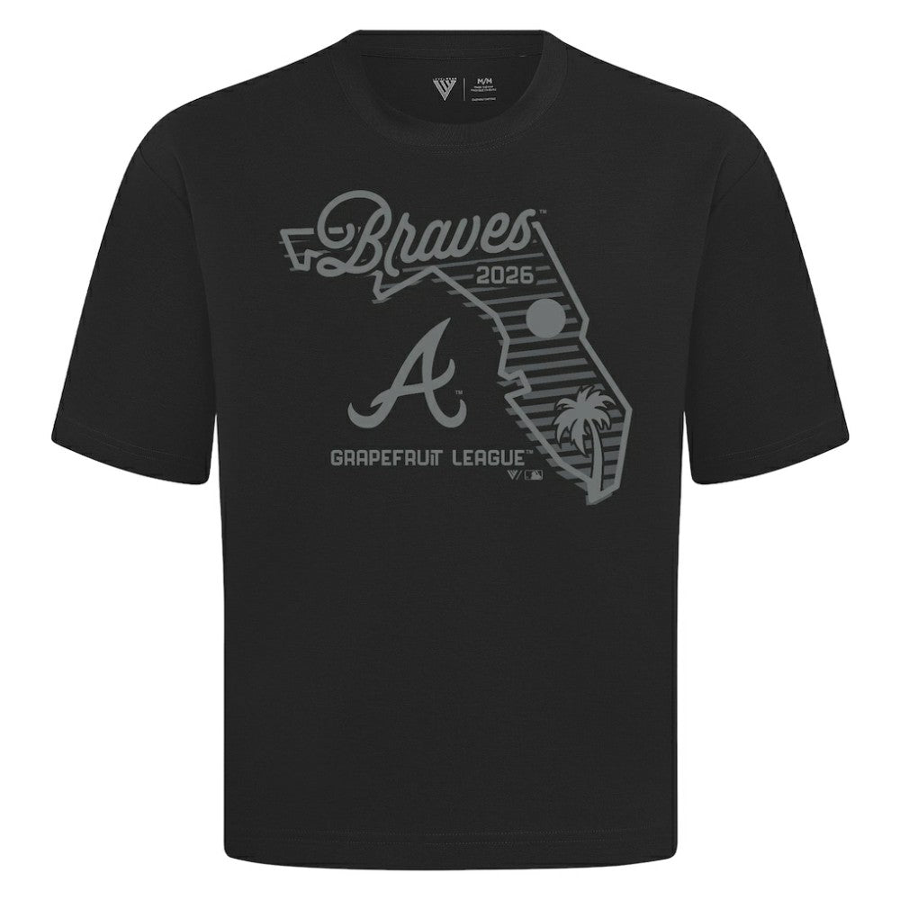 Atlanta Braves Levelwear Sunrise Luxe Signature Knit T-Shirt - MLB T-shirts