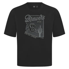 Milwaukee Brewers Levelwear Sunrise Luxe Signature Knit T-Shirt - MLB T-shirts