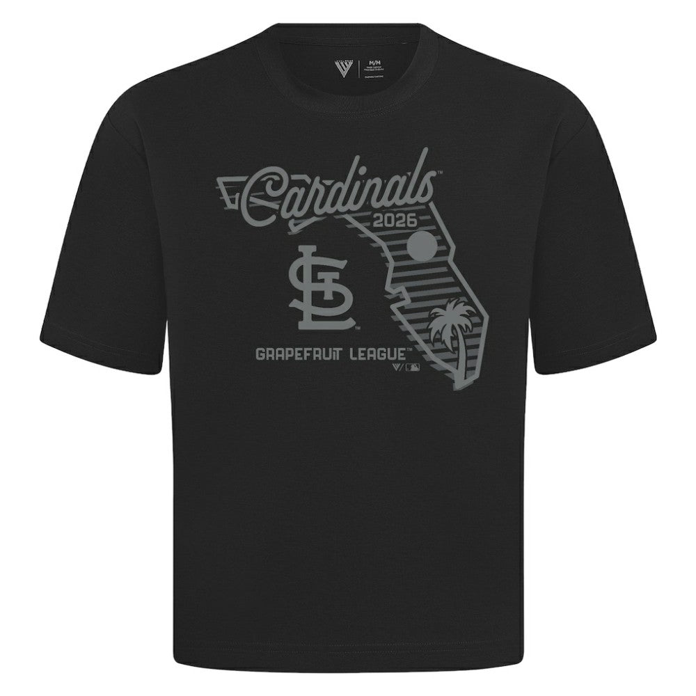 St. Louis Cardinals Levelwear Sunrise Luxe Signature Knit T-Shirt - MLB T-shirts