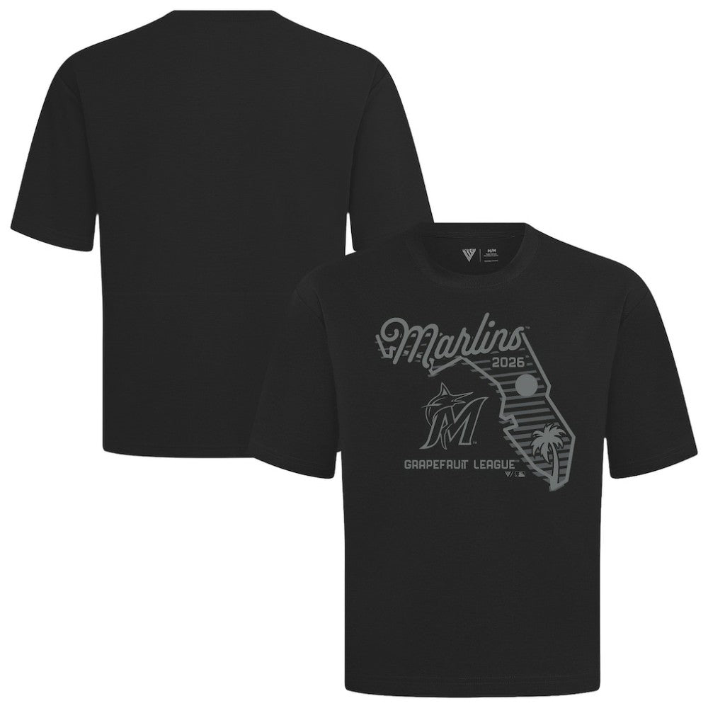 Miami Marlins Levelwear Sunrise Luxe Signature Knit T-Shirt - MLB T-shirts