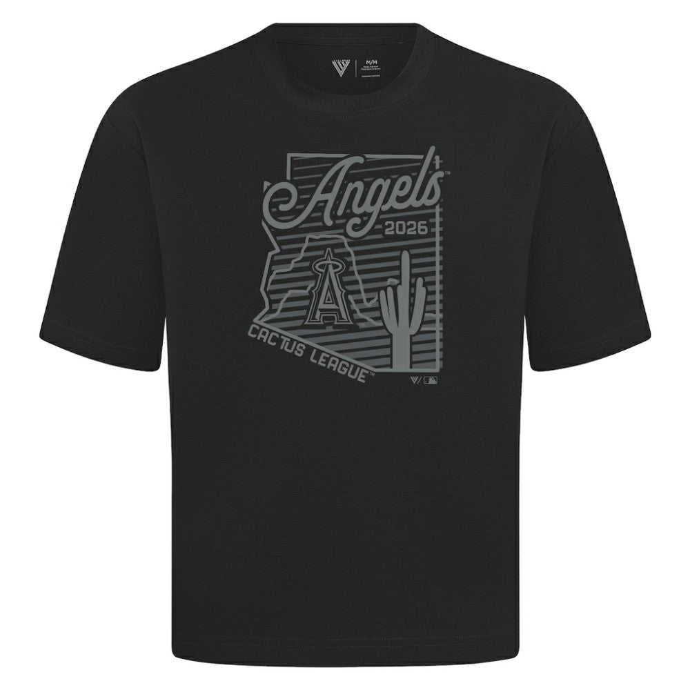 Los Angeles Angels Levelwear Sunrise Luxe Signature Knit T-Shirt - MLB T-shirts