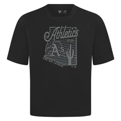 Athletics Levelwear Sunrise Luxe Signature Knit T-Shirt - MLB T-shirts
