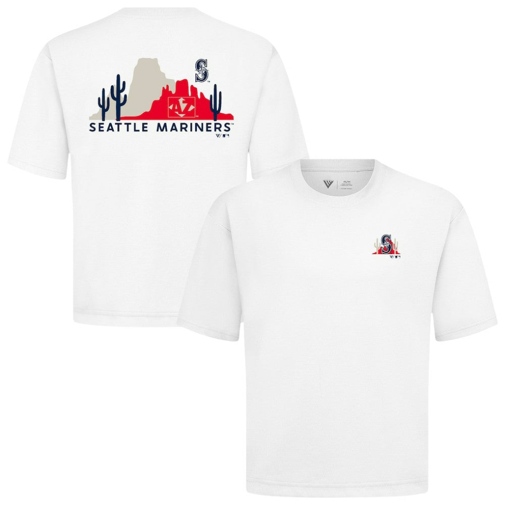 Seattle Mariners Levelwear Panoramic Luxe Signature Knit T-Shirt - MLB T-shirts