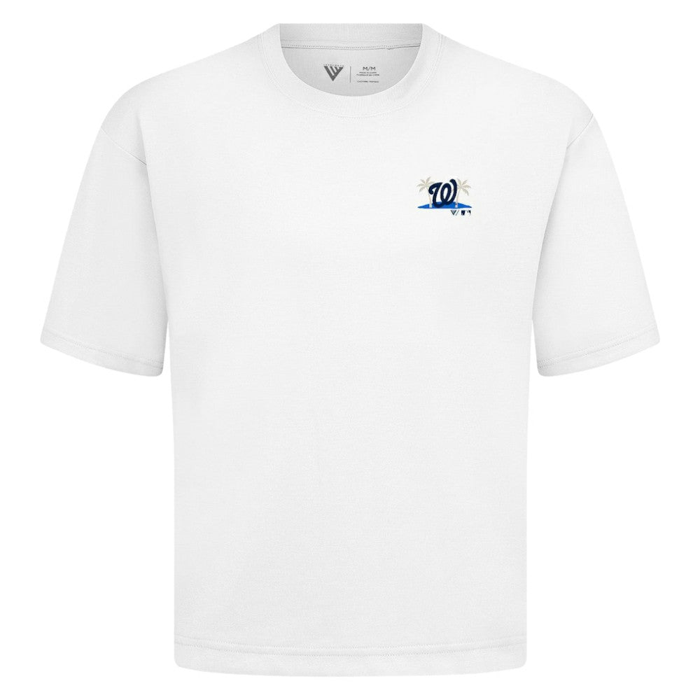 Washington Nationals Levelwear Panoramic Luxe Signature Knit T-Shirt - MLB T-shirts