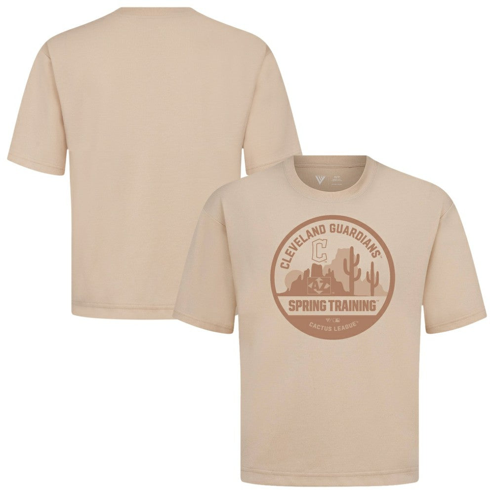 Cleveland Guardians Levelwear Spring Training Badge Luxe Signature Knit T-Shirt - MLB T-shirts