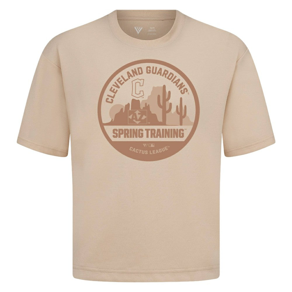 Cleveland Guardians Levelwear Spring Training Badge Luxe Signature Knit T-Shirt - MLB T-shirts